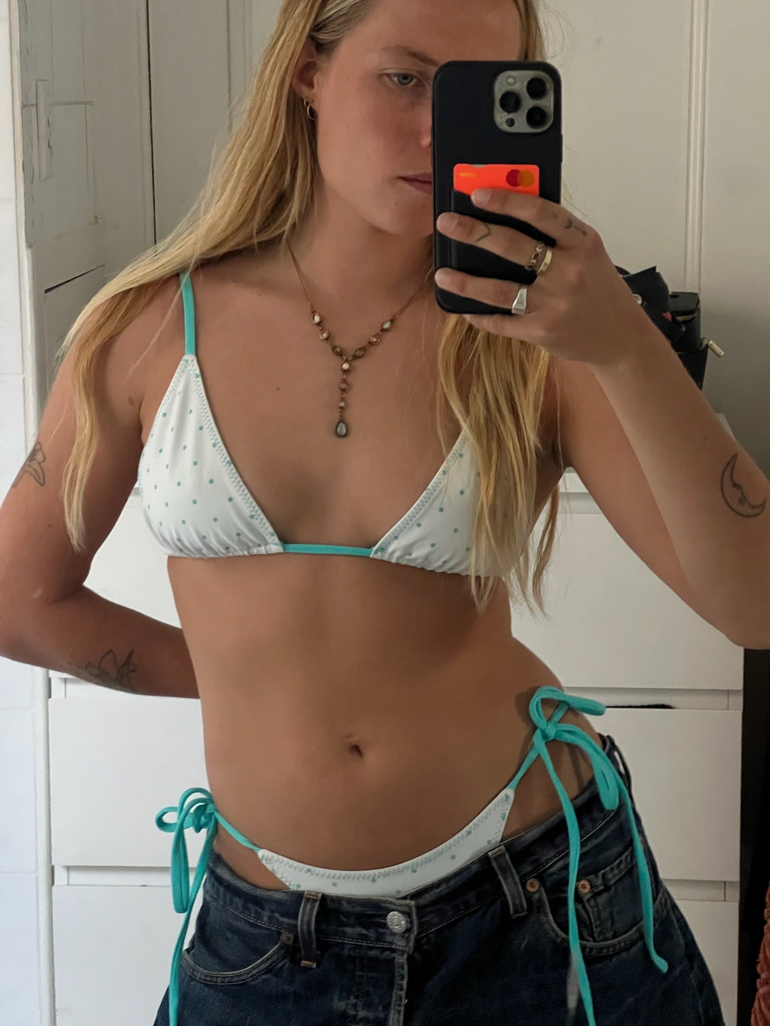 Daphne Top Sea Glass Dot