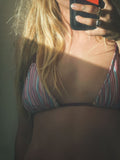 Daphne Top Plum Stripe